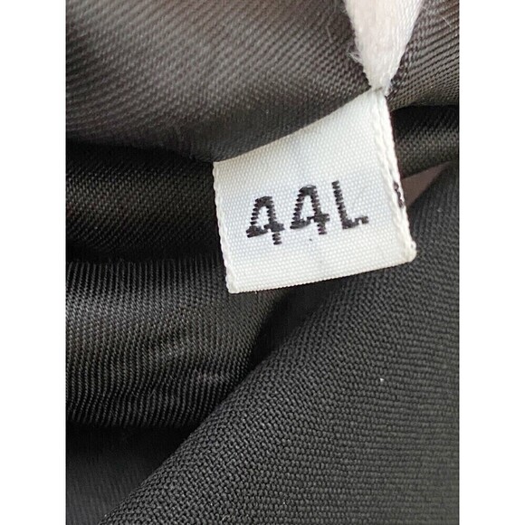 Hart Schaffner & Marx Mens Black Wool Blazer 44 L LONG Sport Coat Metal Button - Picture 8 of 8